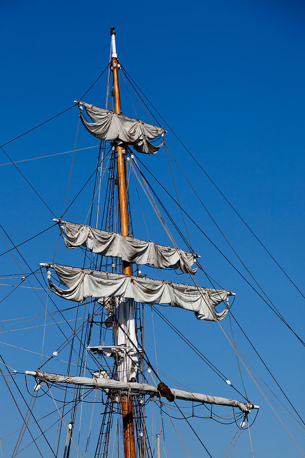 Tall Ship Rigging Photograph by Art Block Collections