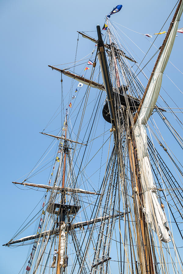 Tall Ship Rigging Photograph by Dale Kincaid
