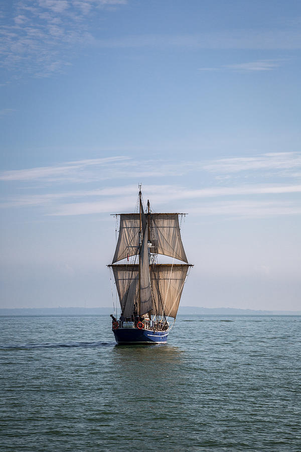 Tall Ship Sailing Photograph by Dale Kincaid