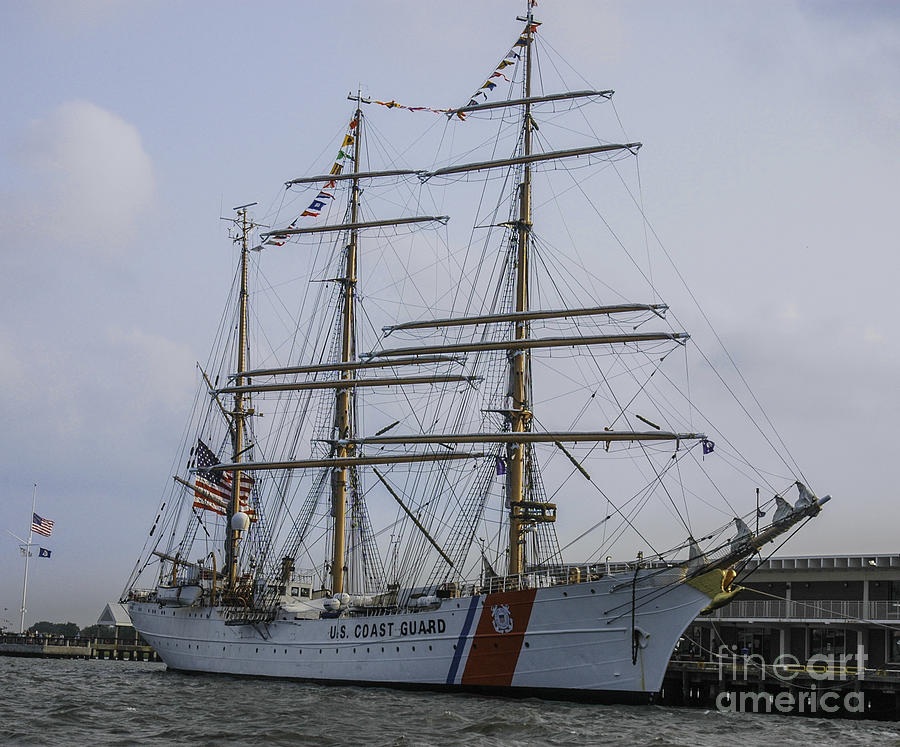 Tall Ship Uscg Barque Eagle Photograph