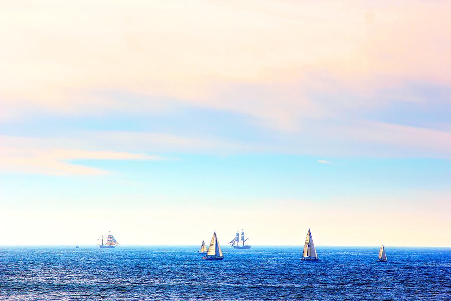 Tall Ships and Sail Boats Photograph by Liz Vernand