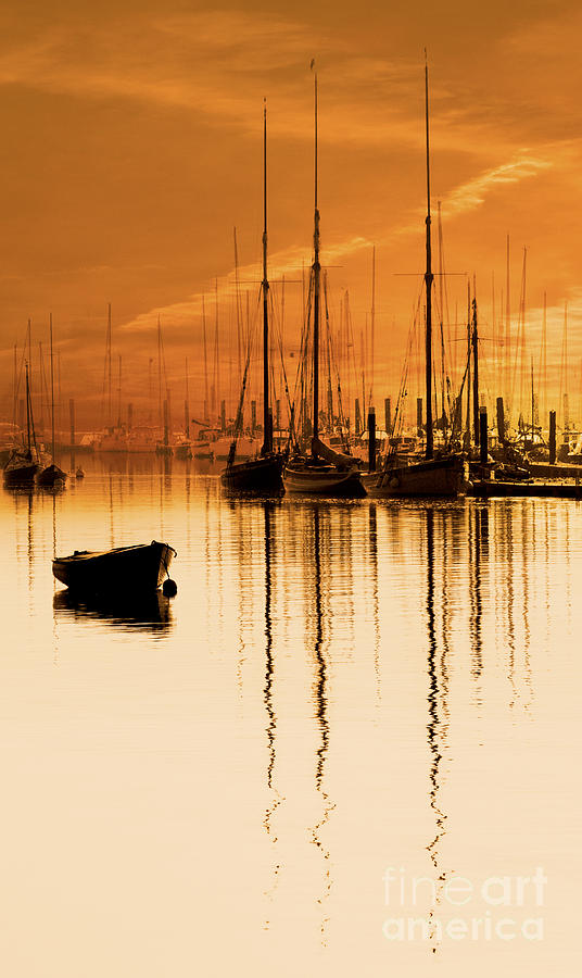 Tall Ships Photograph - Tall Ships At Dawn by Darren Burroughs