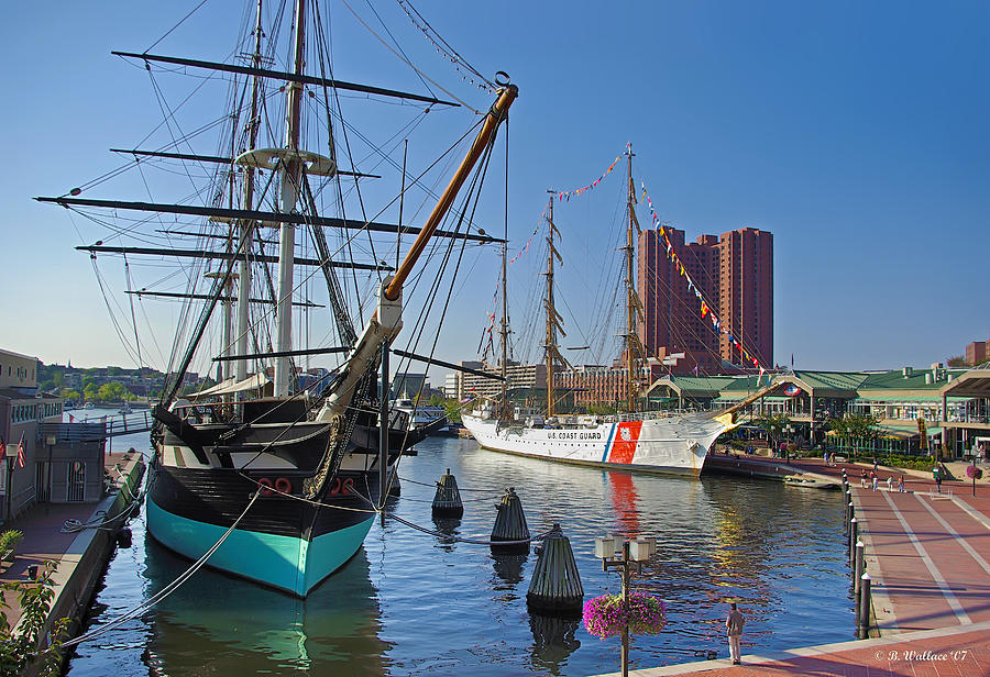 Tall Ships in Baltimore Photograph by Brian Wallace Pixels