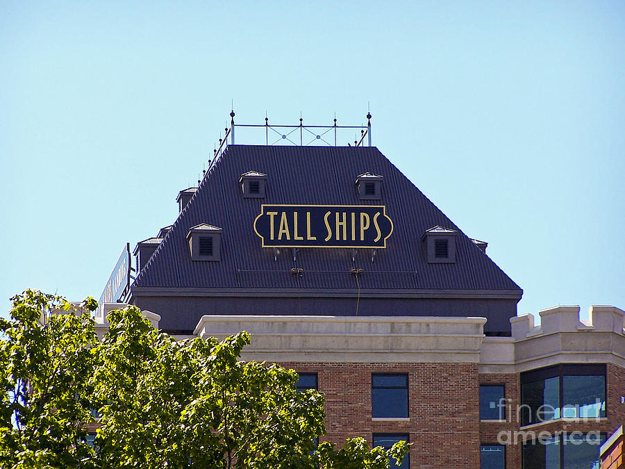 Tall Ships Sign 1 Photograph by Tom Doud