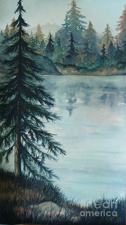 Tall Trees Painting by Joey Nash - Fine Art America