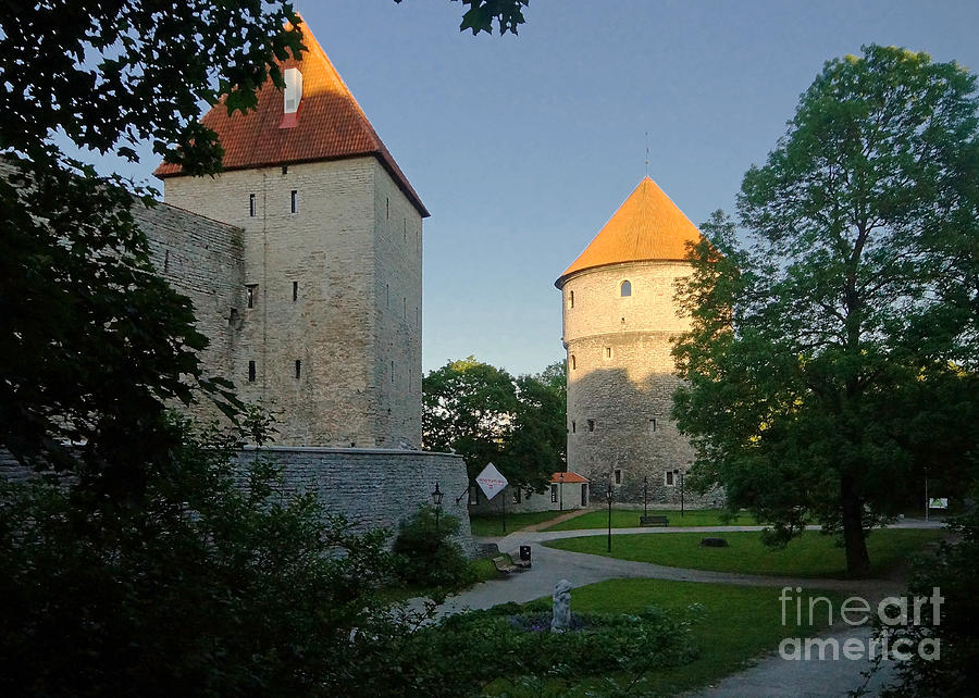 Tallinn town wall 2 Photograph by Rudi Prott