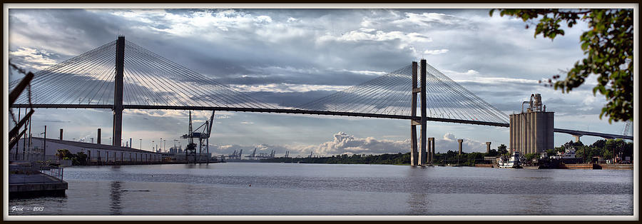 Bridge Photograph - Talmadge Memorial Bridge by Farol Tomson