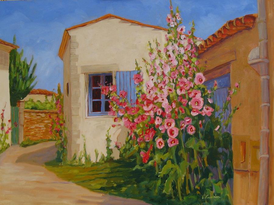Talmont France Painting by Liliane Fournier
