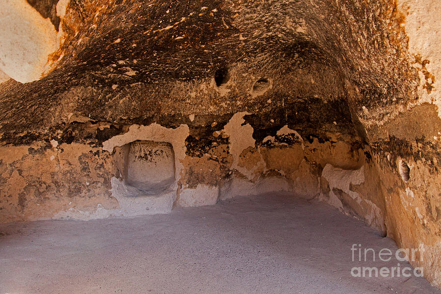 Talus HouseFront Room Bandelier National Monument Photograph by Fred Stearns