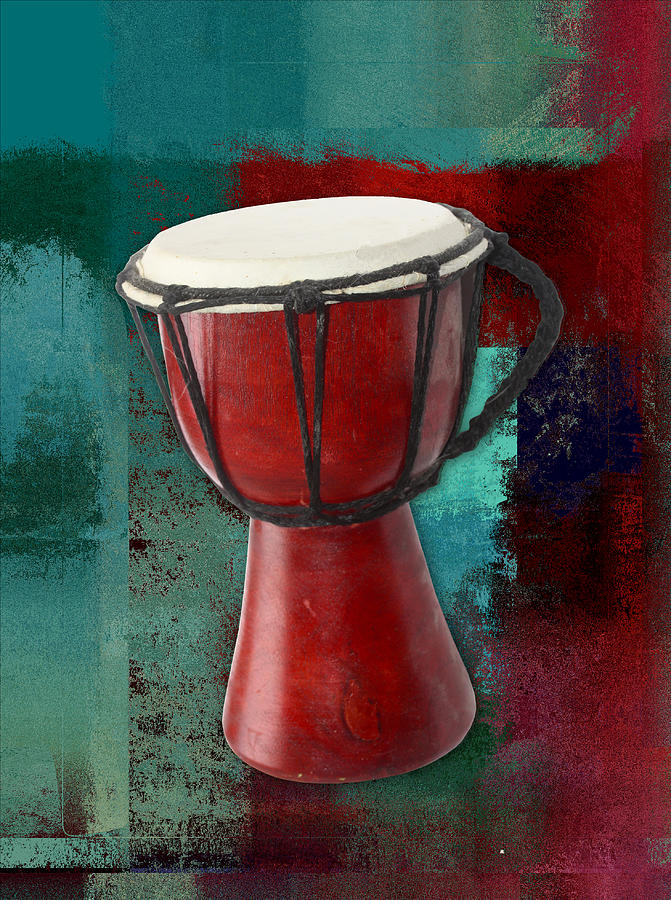 Tam Tam Djembe - s03ab02 Digital Art by Variance Collections
