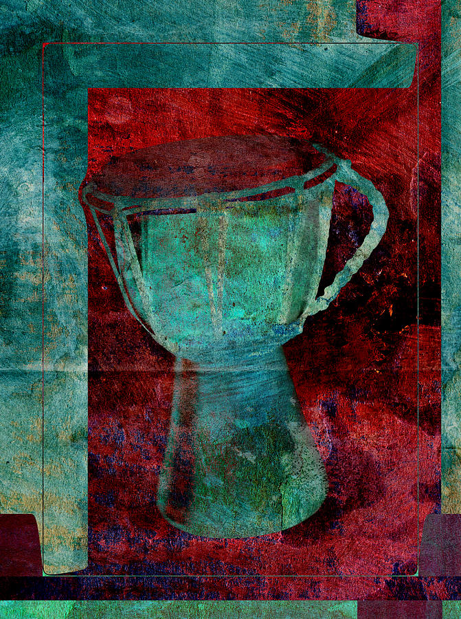 Tam Tam Djembe - s22c Digital Art by Variance Collections