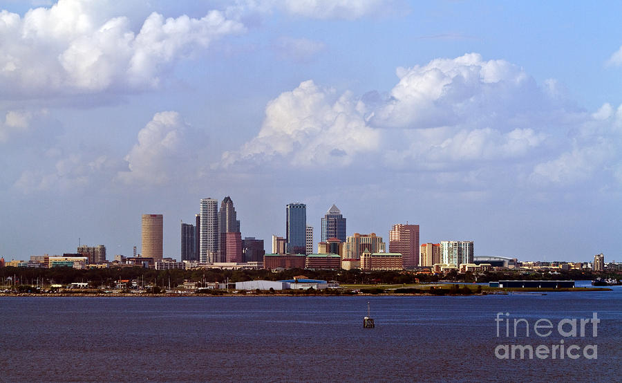 Tampa cityscape Photograph by Ken Frischkorn
