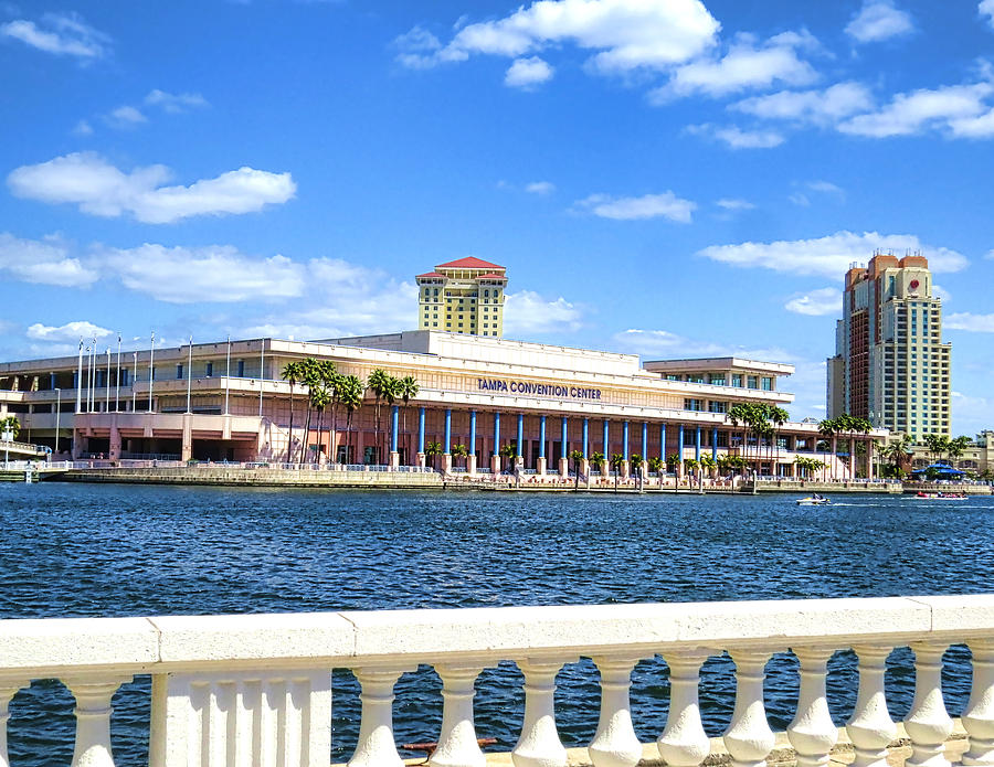 Tampa Photograph - Tampa Convention Center by Stephen Warren
