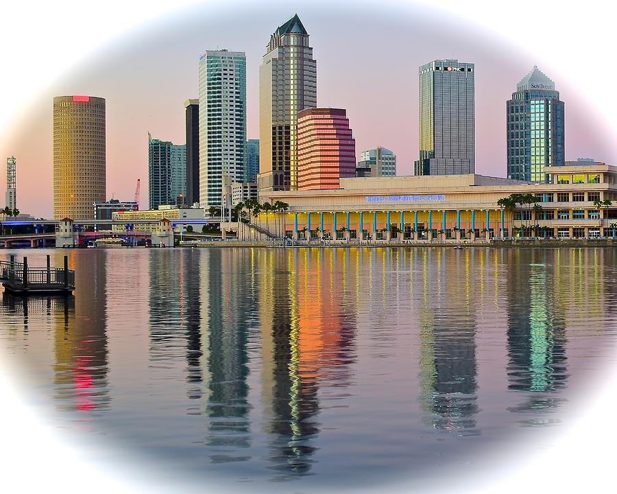 Tampa in the Spotlight Photograph by Frozen in Time Fine Art Photography