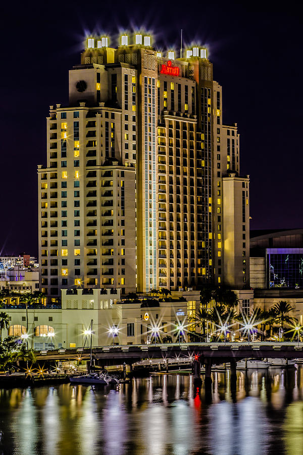 Tampa Marriott Waterside Hotel And Marina Photograph By Stephen Brown