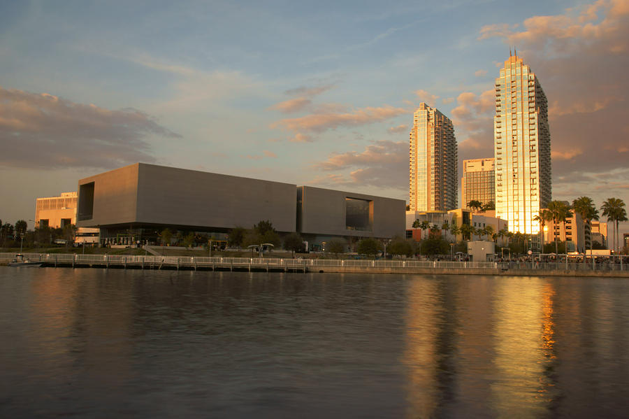 Tampa Museum of Art at Dusk Photograph by Daniel Woodrum
