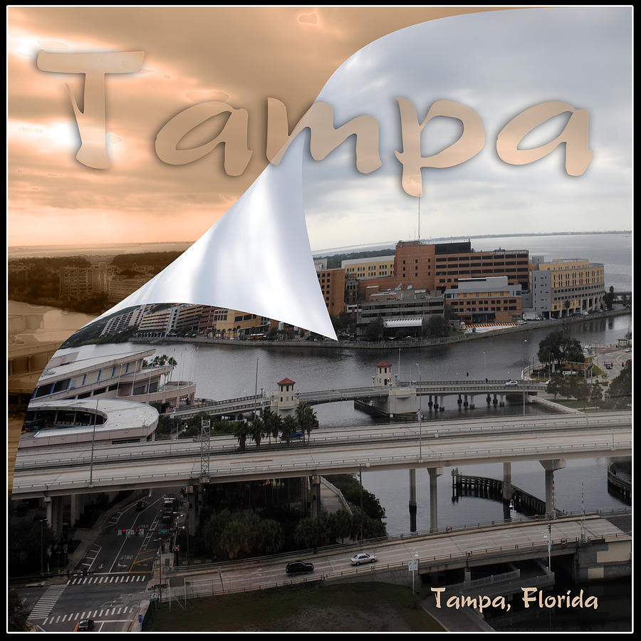 Tampa on the River Photograph by Steve Sperry