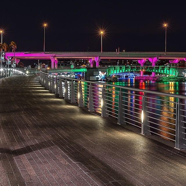 Tampa Photograph - Tampa Riverwalk #d800 #nikonphotography by William  Carson Jr