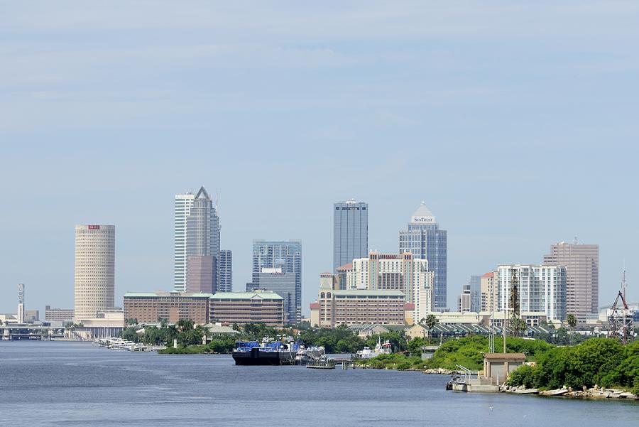 Tampa Skyline from the Bay. Photograph by Bradford Martin