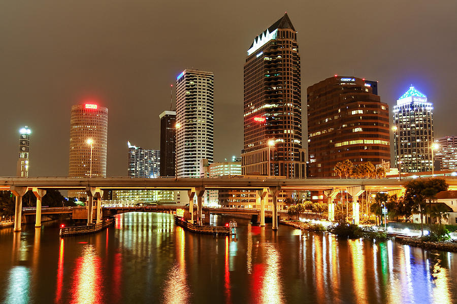 Tampa Skyline Photograph by Stefan Mazzola