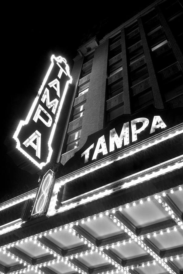 Tampa Theater Marquee Photograph by Daniel Woodrum