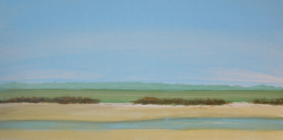 Beach Painting - Tan Dunes by Rhodes Rumsey