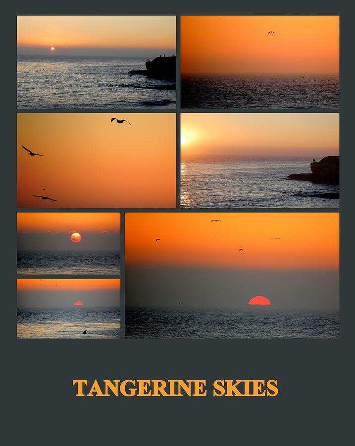 Tangerine Skies Photograph by AJ  Schibig