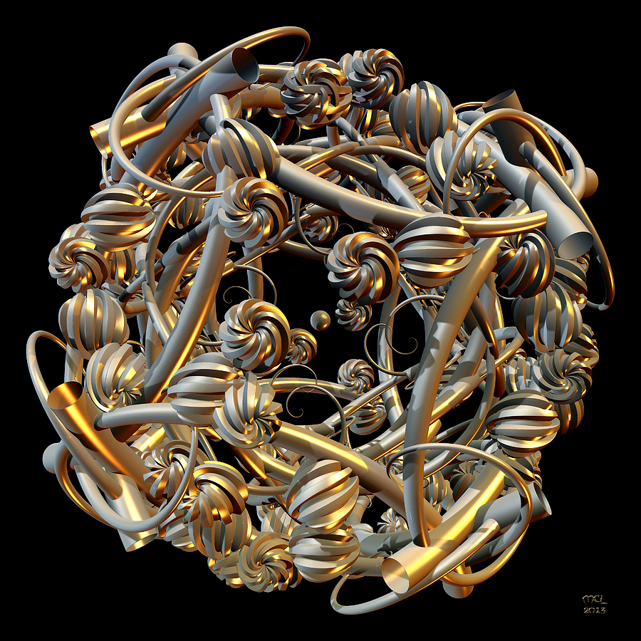 Tangle Digital Art by Manny Lorenzo
