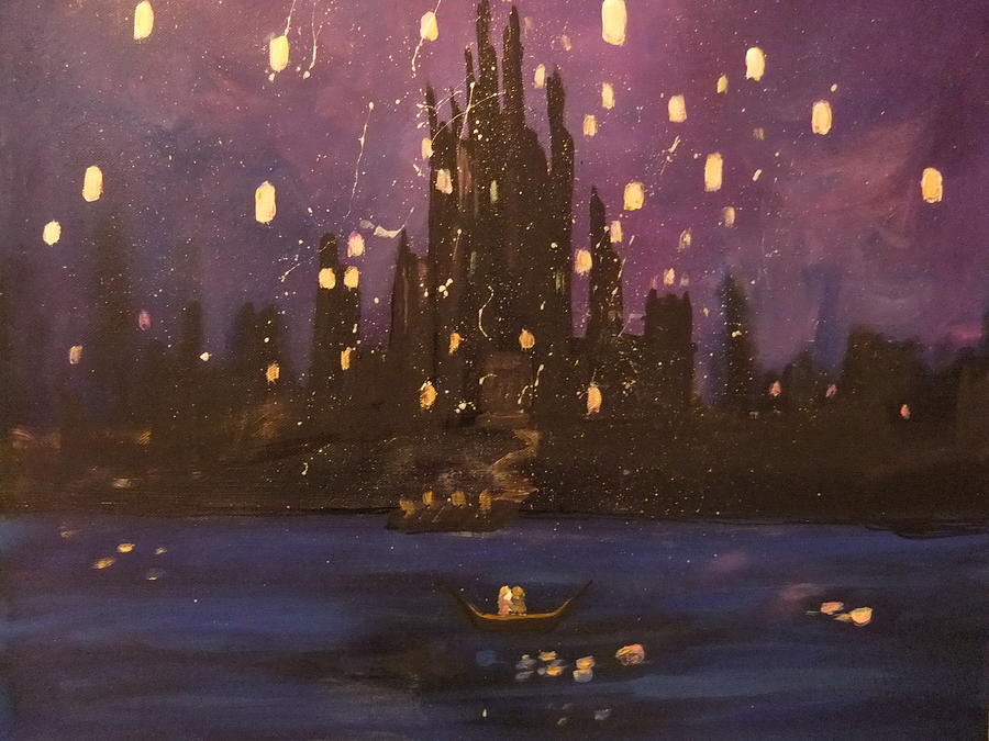 Tangled Painting by Lynne McQueen