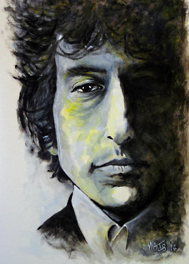 Bob Dylan Painting - Tangled Up In Blue by William Walts