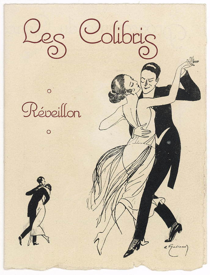 Tango Date Circa 1915 Drawing by Mary Evans Picture Library