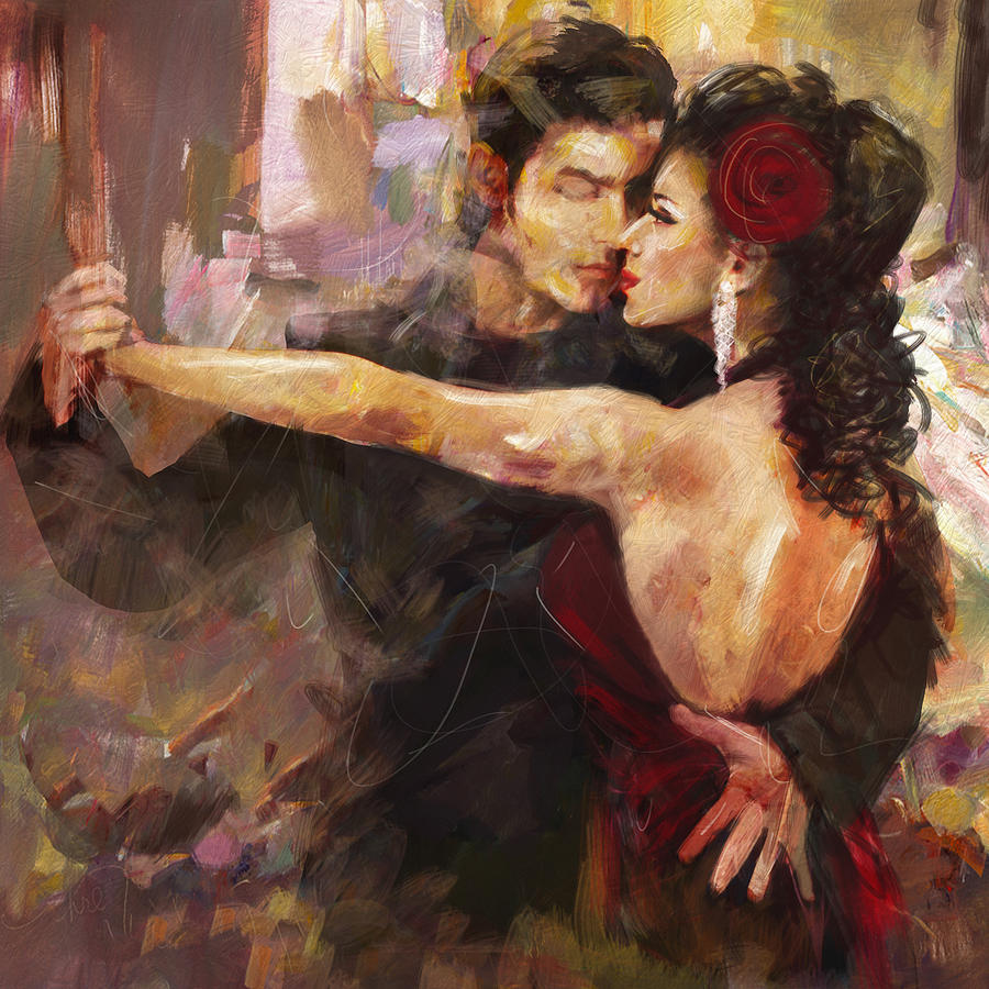 Tango - 2 Painting by Mahnoor Shah