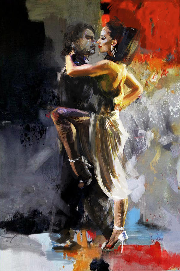 Tango - 3 Painting by Mahnoor Shah