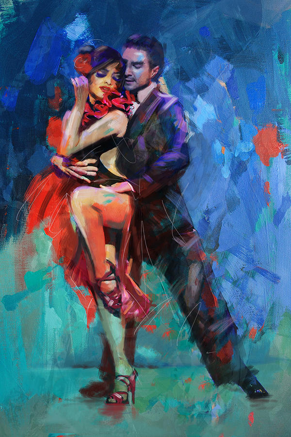 Tango 5 Painting by Mahnoor Shah