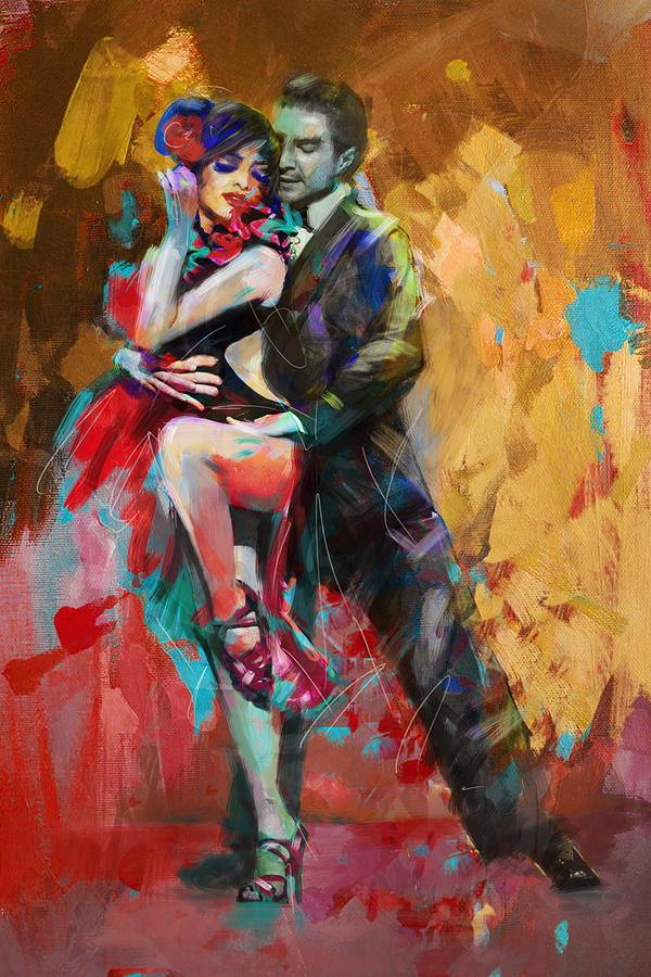 Tango 5b Painting by Mahnoor Shah