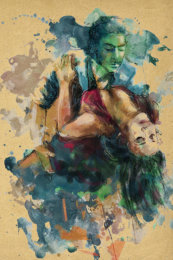 Tango 7C Painting by Maryam Mughal