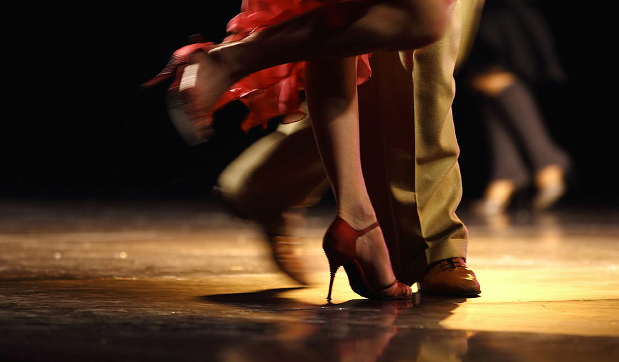 Tango dancers Photograph by Willy GS