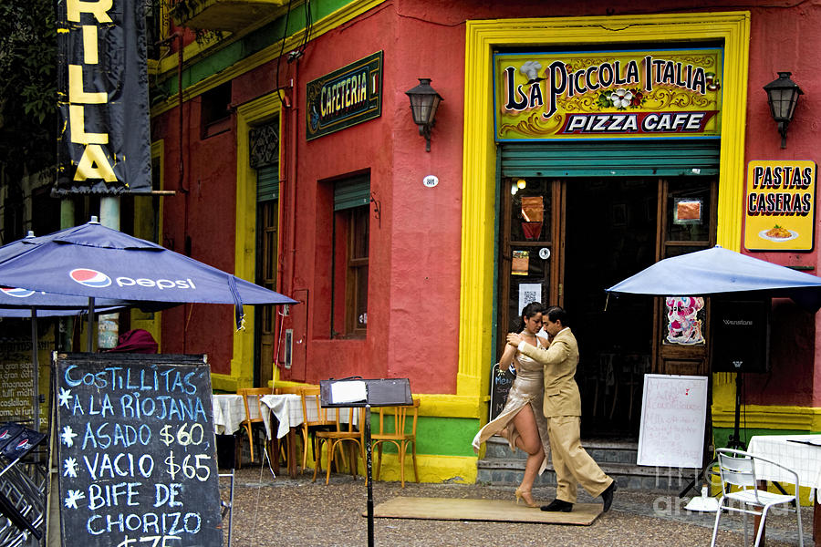 City Photograph - Tango Dancing in La Boca by David Smith