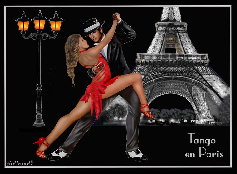 Tango en Paris Digital Art by Glenn Holbrook