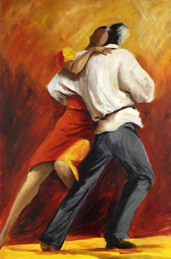 Tango Painting by Sheri  Chakamian