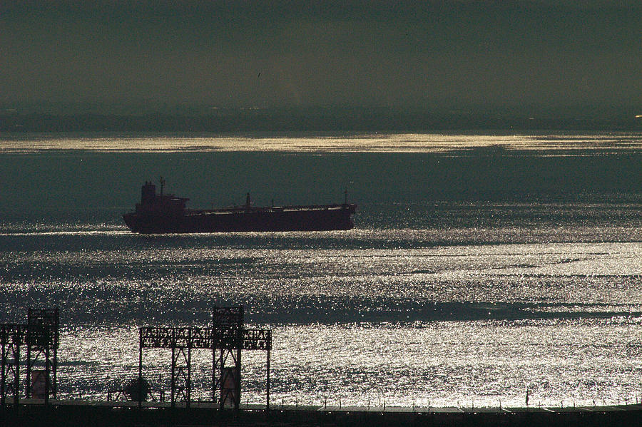 Boat Photograph - Tanker on the Glittersea by Peyton King