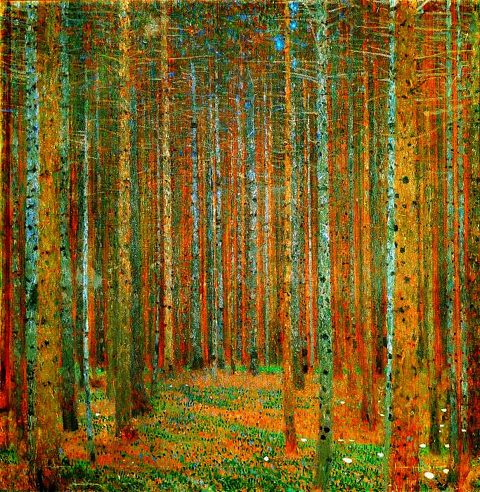 Tannenwald - Pine Forest Painting by Celestial Images