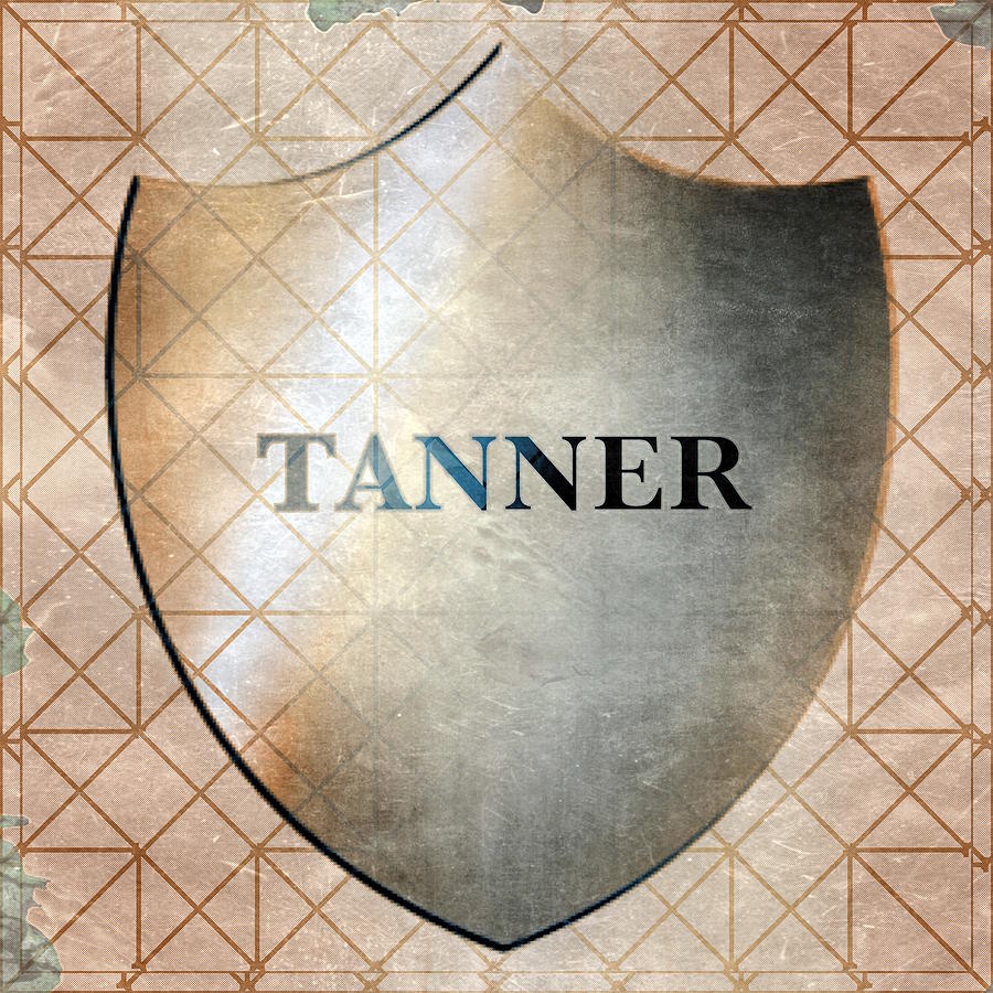 Tanner Family Crest Painting by AHONU Aingeal Rose