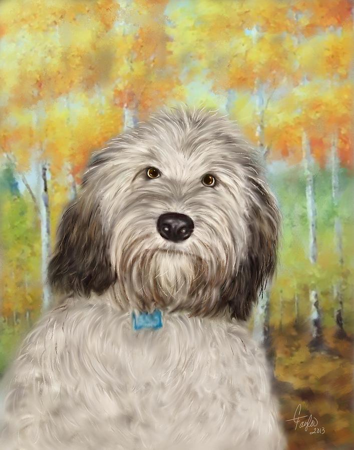 Tanner in Aspen Painting by Colleen Taylor