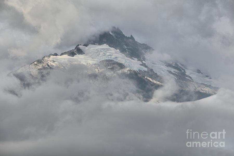 Tantalus Shrouded In Clouds Photograph by Adam Jewell