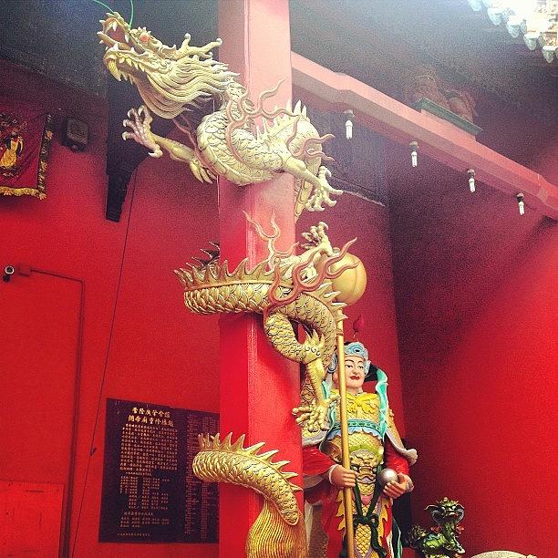 Dragon Photograph - Tao Chinese Temple #chinese #china #tao by Stephanie Forster
