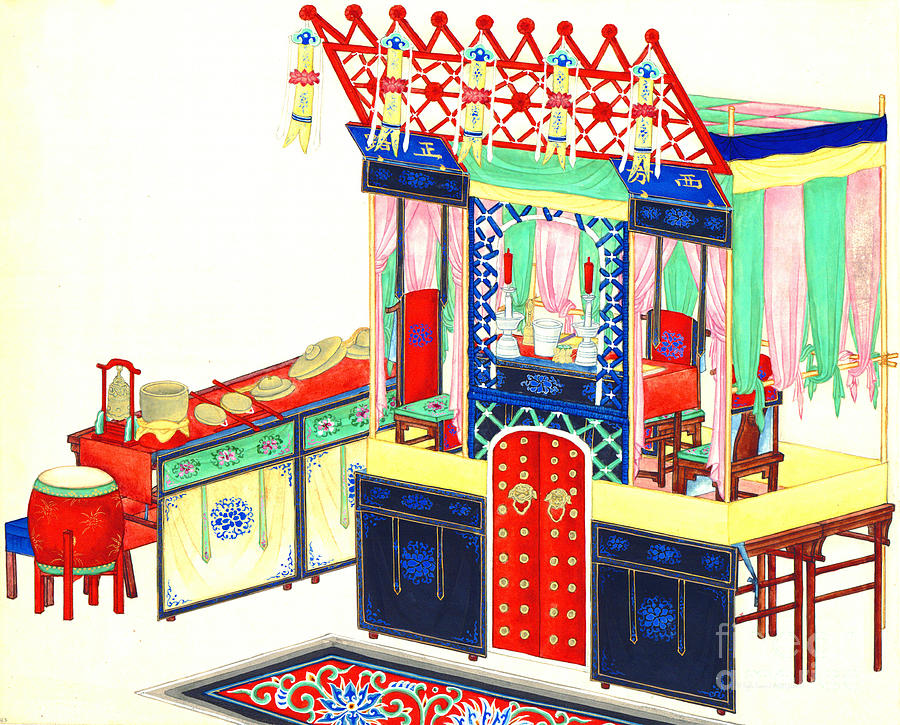 Taoist Altar 1860 Photograph by Padre Art