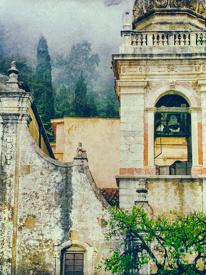 Taormina church detail -2 Photograph by Silvia Ganora