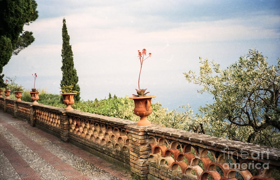 Taormina Vista Photograph by Suzanne Luft