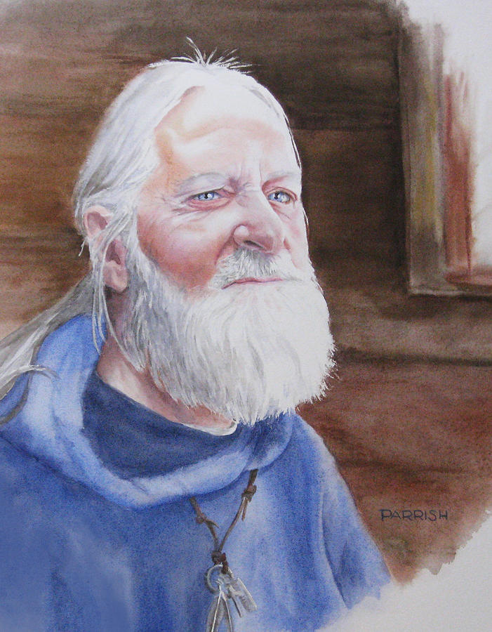 Portrait Painting - Taos Artisan by Parrish Hirasaki Portrait Painting - Taos Artisan by Parrish Hirasaki